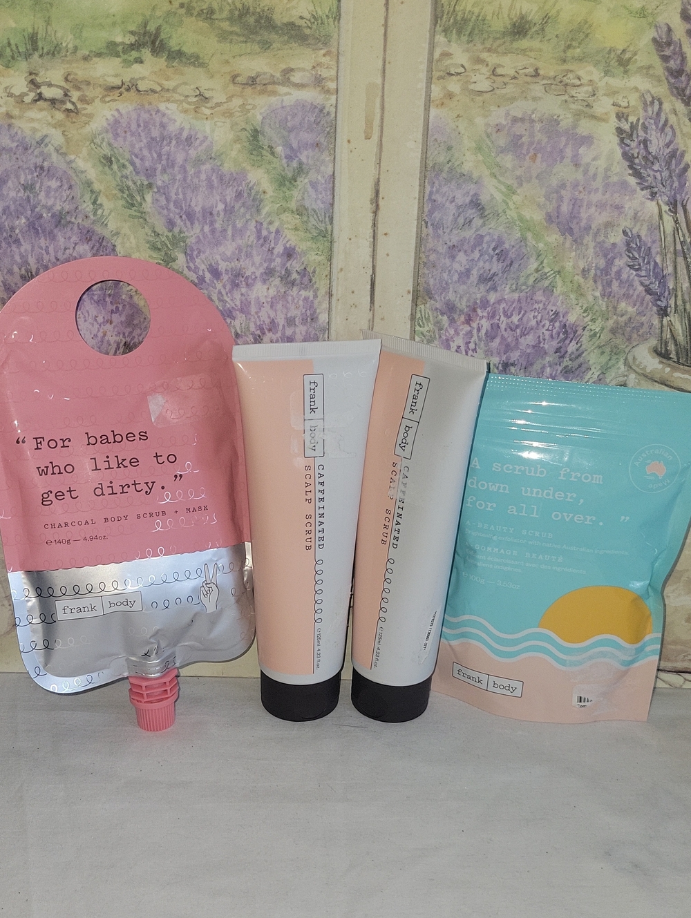 Frank Body Bundle | Scalp Scrubs, Charcoal & Body Scrub Kit New